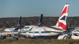 Ebenfalls stehen in Teruel mehrere Jumbojets von British Airways: Bis vor Kurzem war die britische Fluglinie noch der größte Betreiber der Boeing 747-400 mit 28 Exemplaren in der Passagierversion.