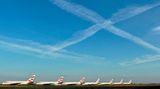 Statt im Himmel alle am Boden: Ortswechsel nach Frankreich zu den Airbus A380 von British Airways in Châteauroux 