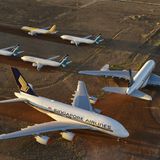 Singapore Airlines war die erste Fluggesellschaft, die 2007 den Super-Airbus in Betrieb nahm. Zehn Jahre später liefen die ersten Leasingverträge aus, die die Asiaten nicht verlängerten. Schon im November 2017 wurden die ersten A380 zum Ausschlachten und Abwracken zum Aéroport International Tarbes-Lourdes-Pyrénées in Südfrankreich geflogen.