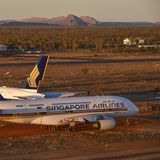 Nach Emirates Airlines besitzt Singapore Airlines die größte Flotte des doppelstöckigen Flugzeuges. Vier der 24 A380-Maschinen sind aus dem tropisch-feuchten Singapur ins trockene Wüstenklima in die Mitte des australischen Kontinents verlegt worden.