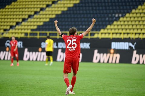Thomas Müller jubelt