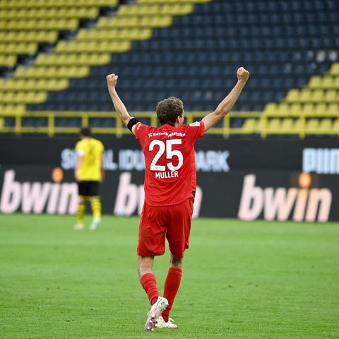 Thomas Müller jubelt