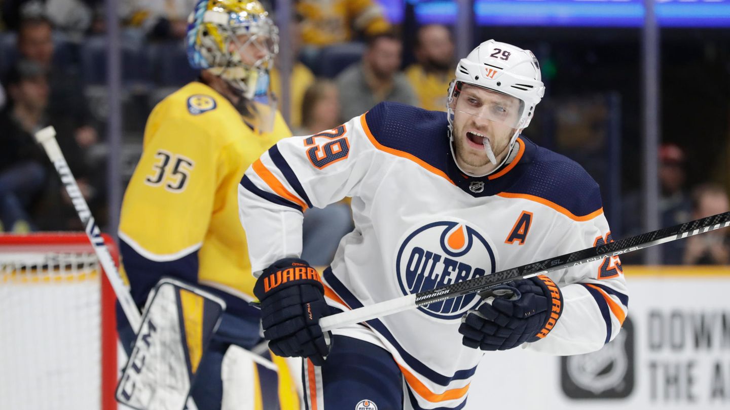 Leon Draisaitl spielt für das kanadische Team Edmonton Oilers