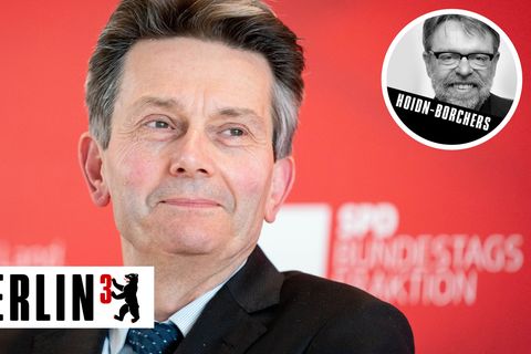 Berlin hoch 3 zum möglichen SPD-Kanzlerkandidaten Rolf Mützenich