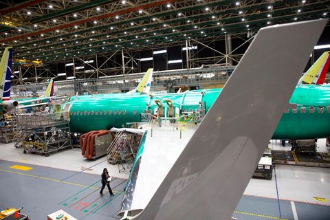 Boeing 737 MAX-Produktion in Renton, Washington