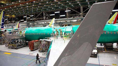 Boeing 737 MAX-Produktion in Renton, Washington