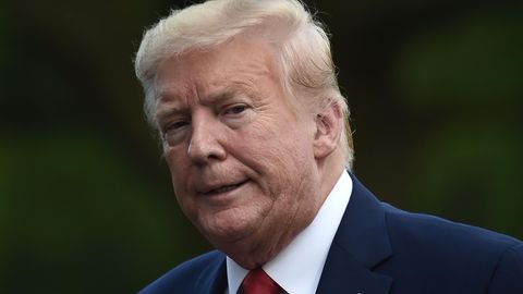 US-Präsident Donald Trump: Im März gab er seinem Krisenmanagement zehn von zehn möglichen Punkten