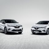 Renault Captur E-Tech PHEV (links) und Renault Clio E-Tech