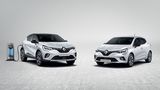 Renault Captur E-Tech PHEV (links) und Renault Clio E-Tech