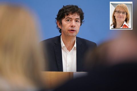 Virologen im Fokus der Öffentlichkeit - Beatrice Lugger (kleines Foto) bewertet das