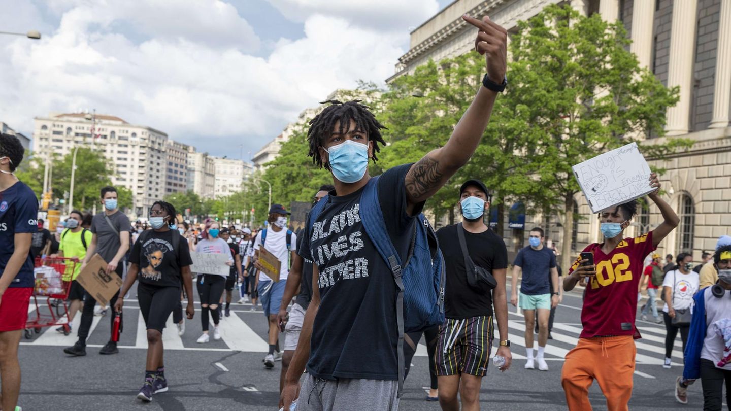 Demonstranten in Washington, D.C.
