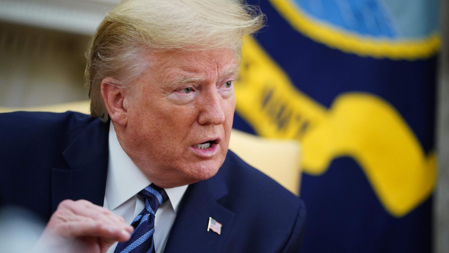 Sieht bei den landesweiten Ausschreitungen "Linksradikale" am Werk: Donald Trump 