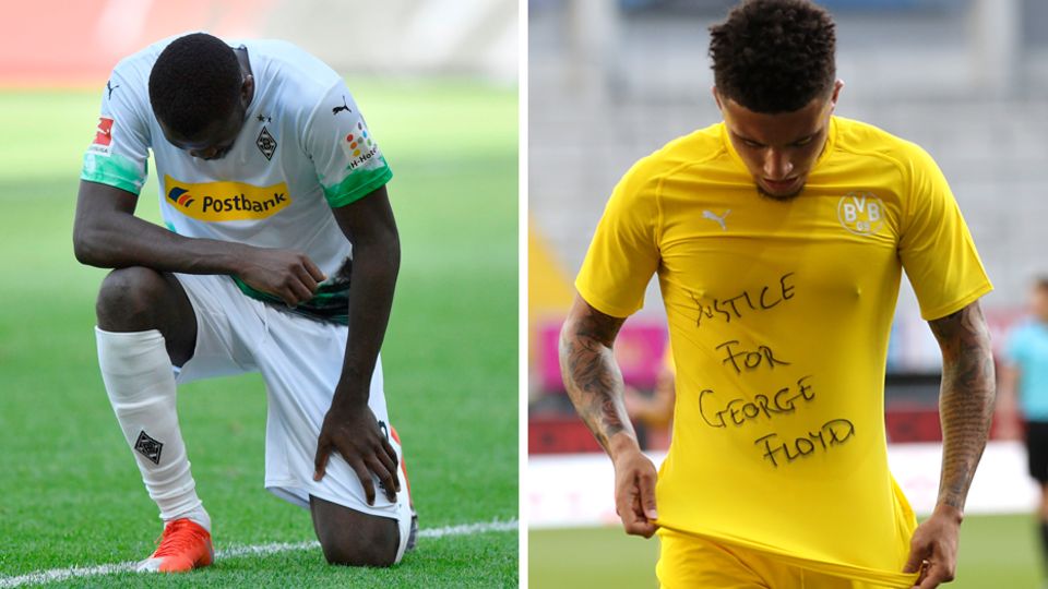 Marcus Thuram (l.) und Jadon Sancho Marcus Thuram (l.) und Jadon Sancho