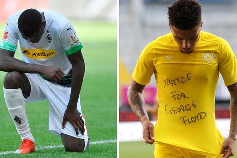Marcus Thuram (l.) und Jadon Sancho