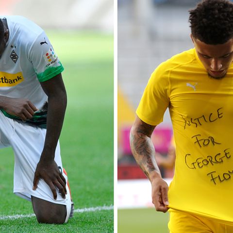 Marcus Thuram (l.) und Jadon Sancho