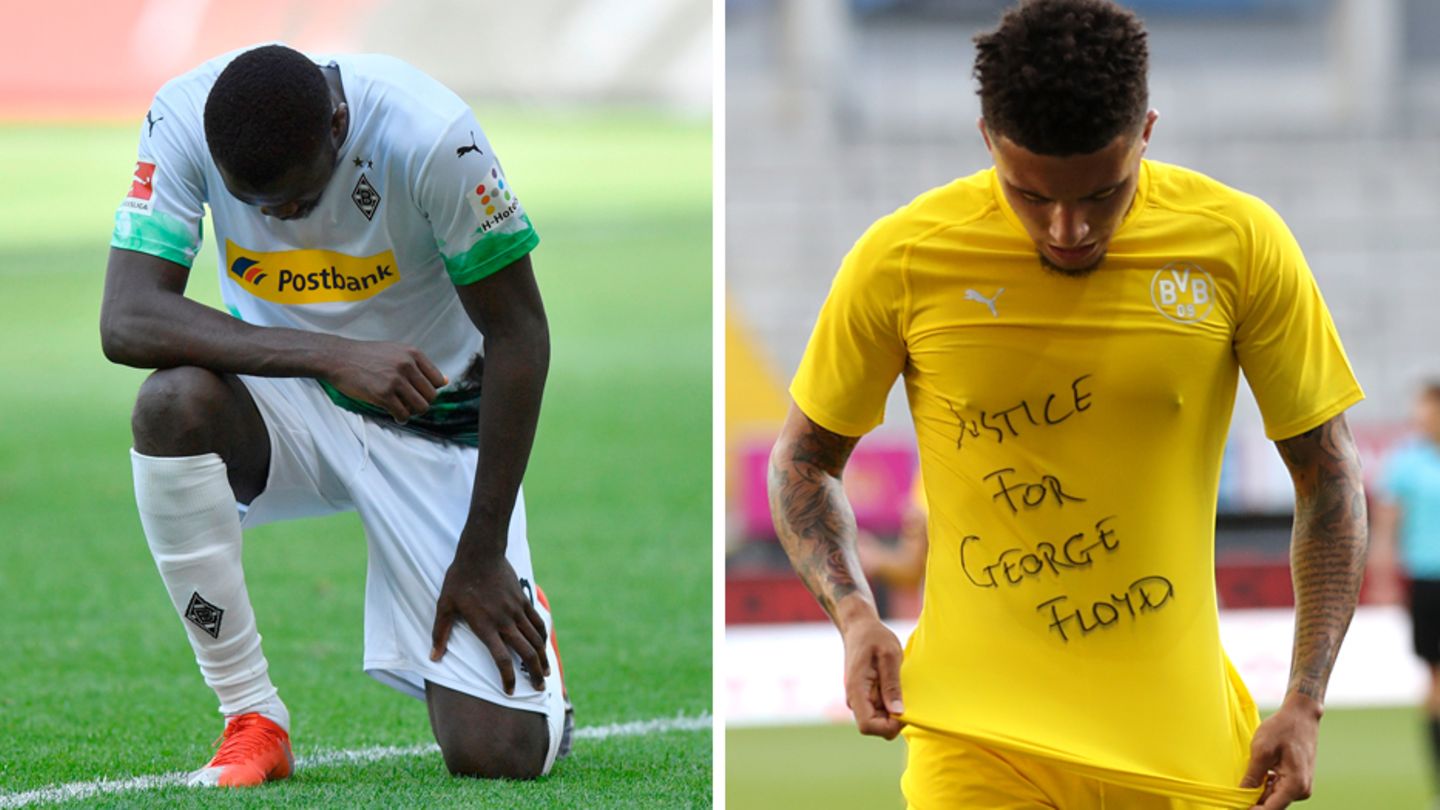Marcus Thuram (l.) und Jadon Sancho