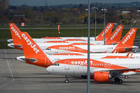 Noch hat der britische Billigflieger Easyjet alle Jets am Boden geparkt