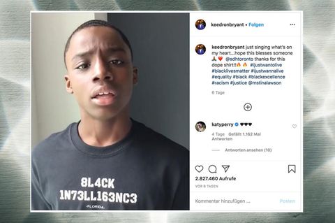 Keedron Bryant auf seinem Instagram-Kanal