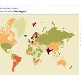 Diese 64 Länder wurden in den letzten 50 Jahren von einer Frau regiert:  Hell Grün - Keine Daten  Olive Grün - 0  Orange -  <1- 4  Hell Rot -  5 - 9  Wein Rot -  10 - 14  Lila -  15 - 19  Dunkel Lila -  20 - 24