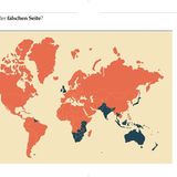  Wer fährt auf der falschen Seite?  Alle Orange markierten Länder fahren auf der Rechten, alle dunkel Blau markierten auf der linken Seite