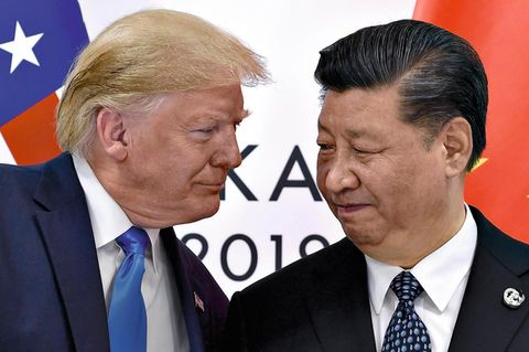 US-Präsident Trump und Chinas Staatschef Xi Jinping