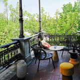 Terrasse des Berliner Designers Werner Aisslinger