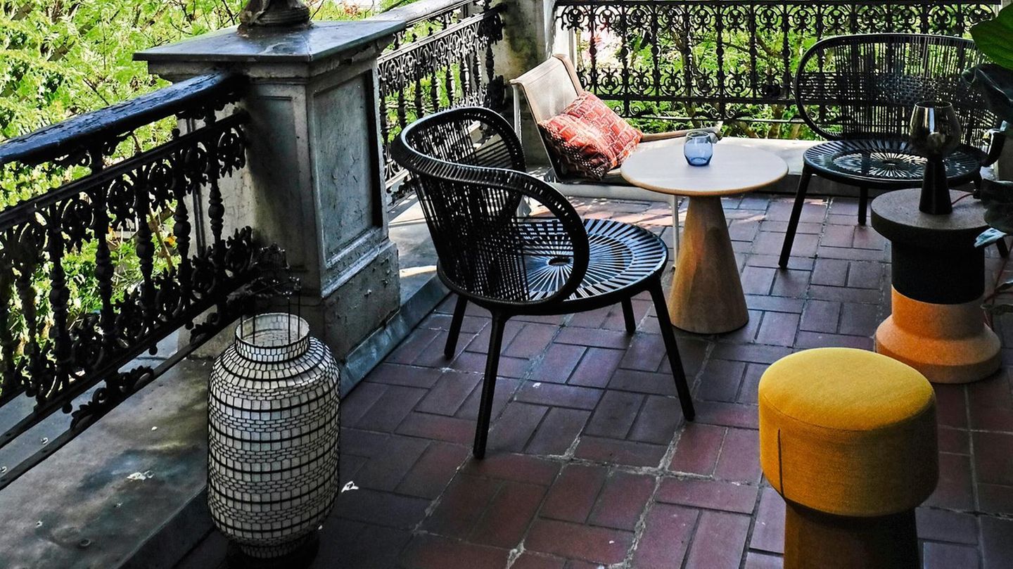 Terrasse des Berliner Designers Werner Aisslinger