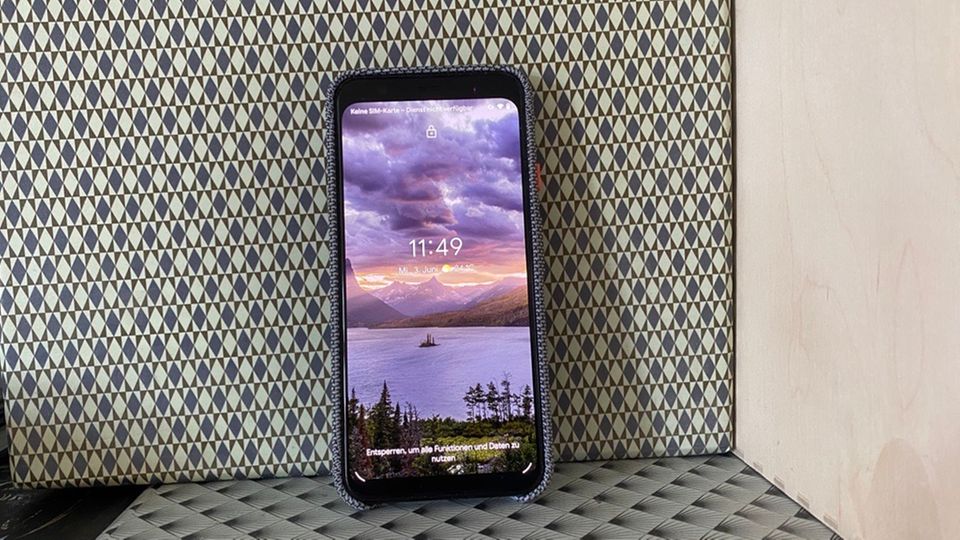 Als Hintergrundbild sollte man das Naturfoto besser nicht auf einem Smartphone einrichten