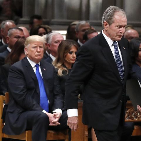 George W. Bush und Donald Trump