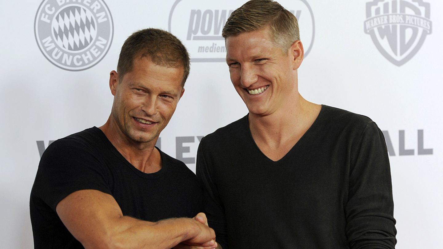 Til Schweiger und Bastian Schweinsteiger