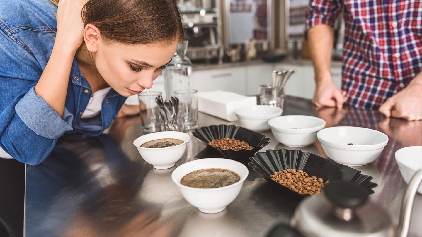 Kaffee Cupping