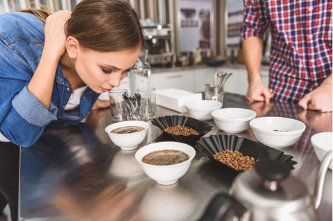 Kaffee Cupping