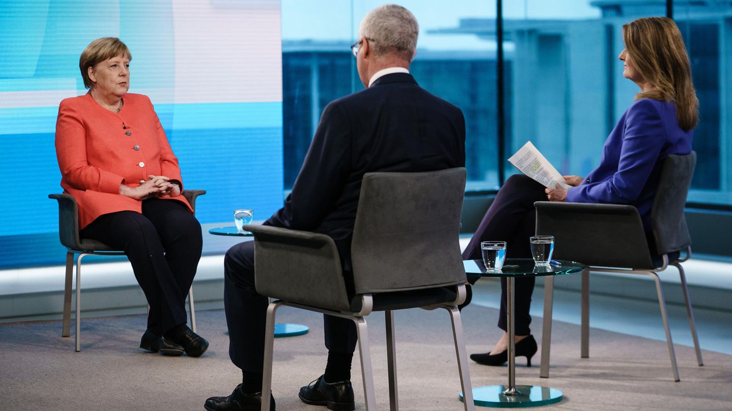 Angela Merkel in der ARD