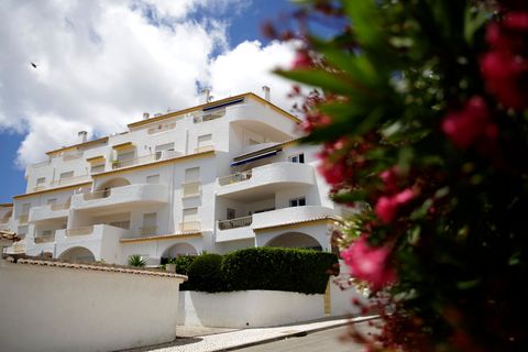 Der Appartmentkomplex in Praia da Luz an der portugiesischen Algarveküste