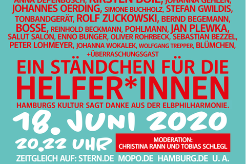"Einer kommt, alle machen mit: Ein Ständchen für die Helfer*Innen"