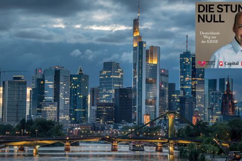 Skyline des Frankfurter Bankenviertels