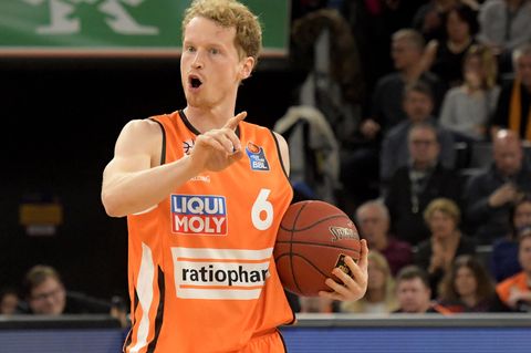 BBL-Spieler Per Günther im Trikot von ratiopharm Ulm