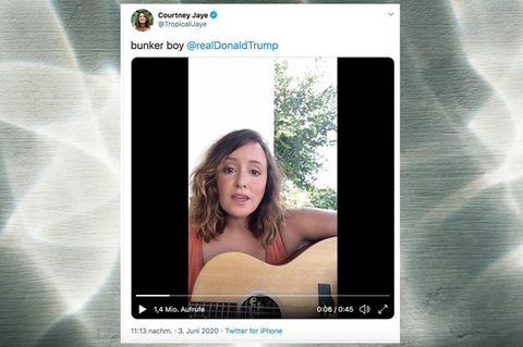 Courtney Jaye auf ihrem Twitter-Kanal