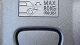 Sitzplatz gefällig? Aber nur bis zu einem Gewicht von 80 Kilogramm