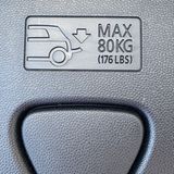 Sitzplatz gefällig? Aber nur bis zu einem Gewicht von 80 Kilogramm