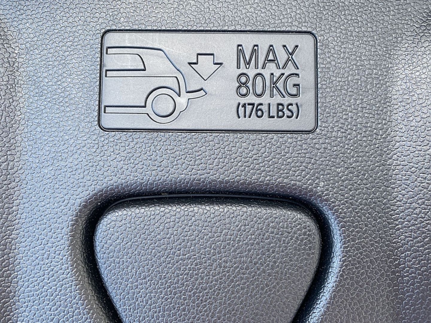 Sitzplatz gefällig? Aber nur bis zu einem Gewicht von 80 Kilogramm