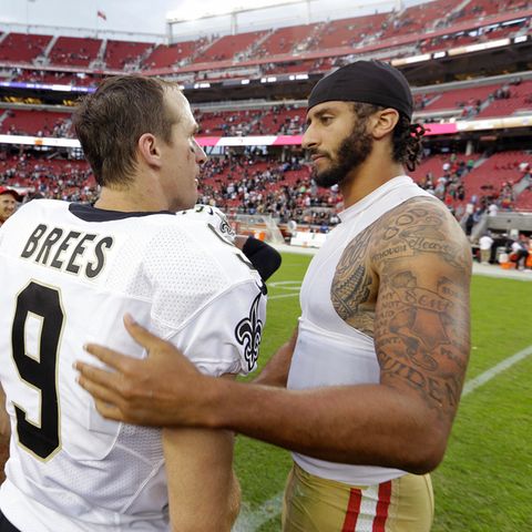 Drew Brees und Colin Kaepernick