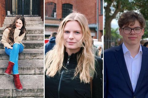 Aurora Kelmendi, Annika Krause und Linus Aschenberner (v. l.) haben NEON von ihren letzten Tagen in der Schule erzählt