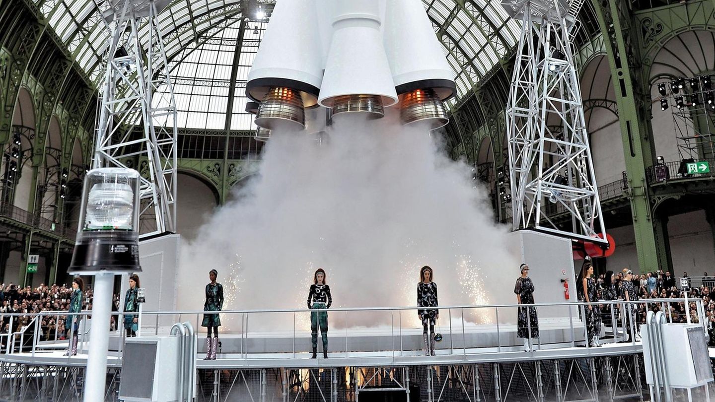 Die Rakete bei der ­Chanel-Show