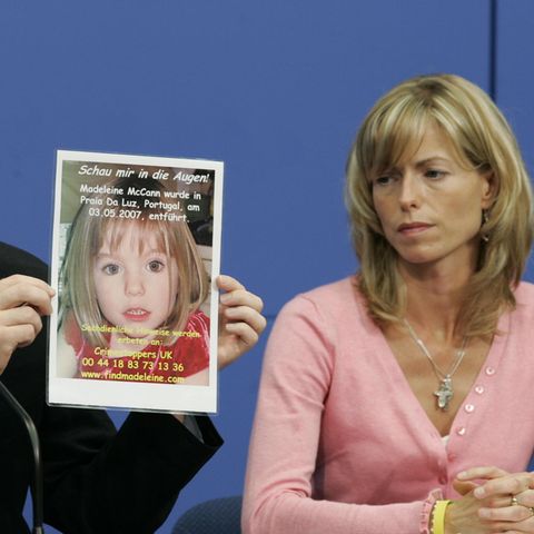 Kate und Gerry McCann mit einem Bild ihrer Tochter