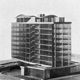 Le Corbusiers Wettbewerbsmodell aus dem Jahre 1932: So sollte der Hauptsitz der Rentenanstalt in Zürich aussehen.