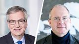 Martin Daum Vorsitzender des Vorstands der Daimler Truck AG (links) und Martin Lundstedt Präsident und CEO der Volvo Group