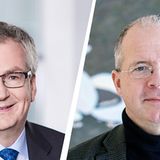 Martin Daum Vorsitzender des Vorstands der Daimler Truck AG (links) und Martin Lundstedt Präsident und CEO der Volvo Group
