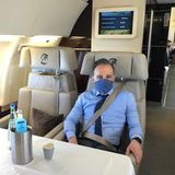 Auch Bundesaußenminister Heiko Maas reist mit Maske, wenn er mit einem Flugzeug der Flugbereitschaft der Bundeswehr auf Dienstreise unterwegs ist.