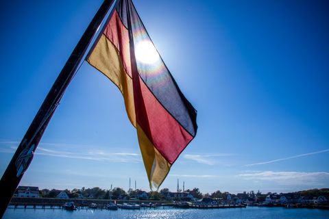 Bundesflagge ohne Bundesadler